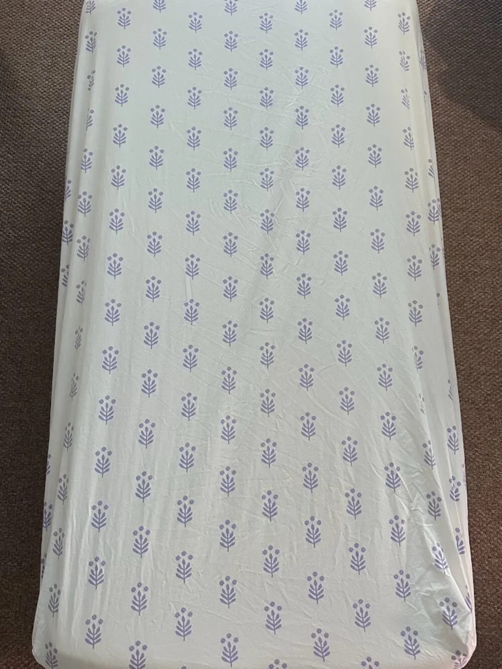 Crate and Kids Block Print Crib Sheet